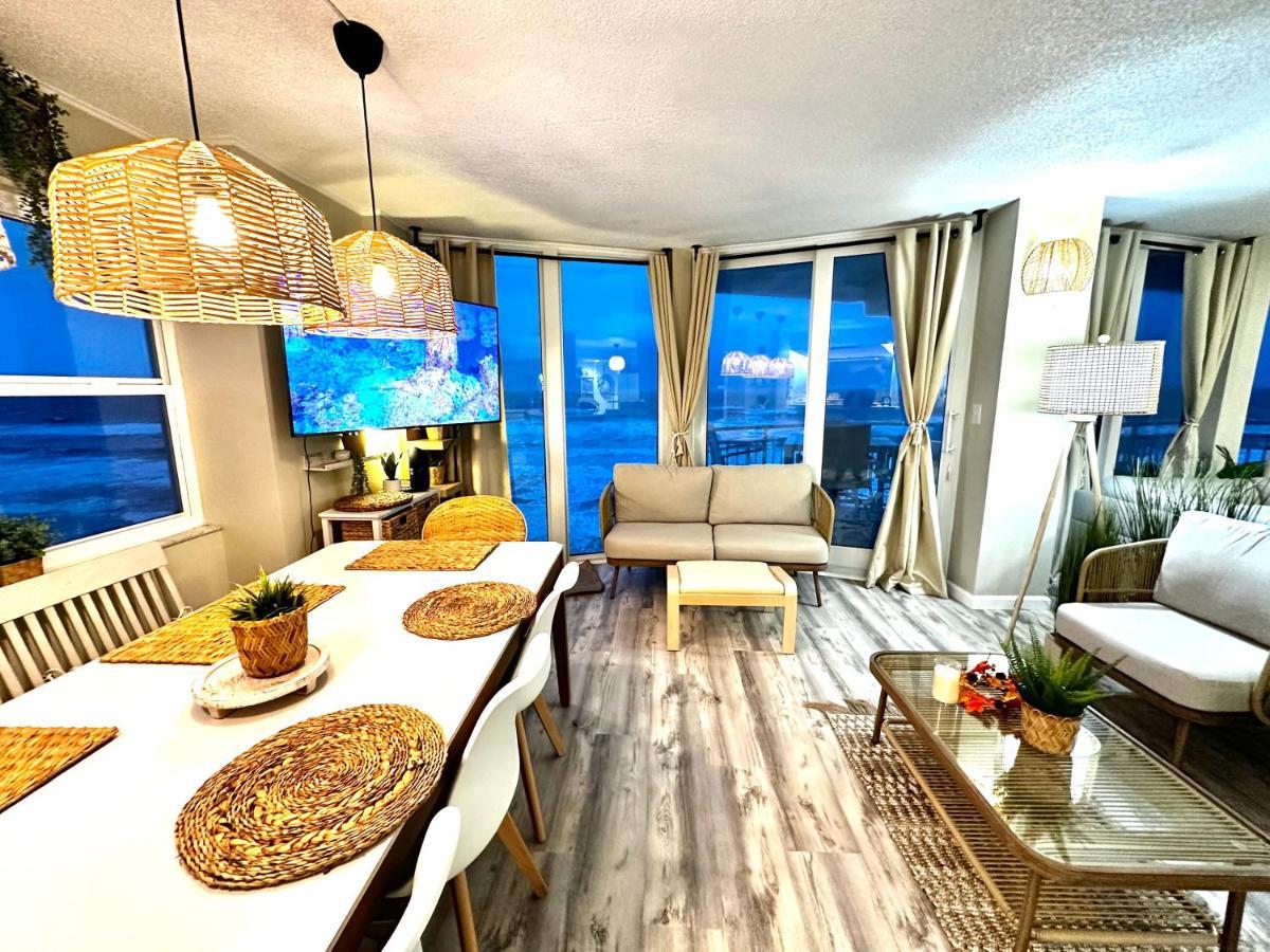 Apartamento Beach Oasis 601 Gorgeous Ocean Front Ocean View For 10 Sleeps Up To 15 Daytona Beach Exterior foto